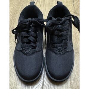HEELYS PRO 20 Skate Wheels Shoes Textile Black Lace Up Unisex Youth Size 13